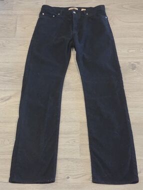 John Varvatos Black Velvet Button-Fly Stretch Jeans  Regular-Fit Size 34x32